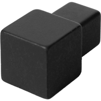 Ecken für Quadratprofile Aluminium schwarz