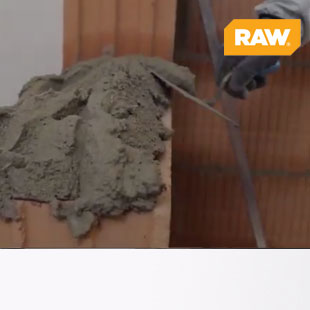RAW Montagevideo: Leichtmauermörtel
