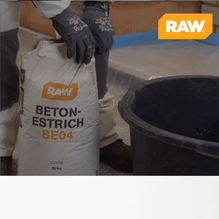 RAW Montagevideo: Betonestriche