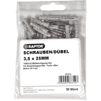 Schrauben/Dübel TORX/20 SB-Set