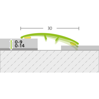 Anpassungsprofil Multifloor 30 selbstklebend