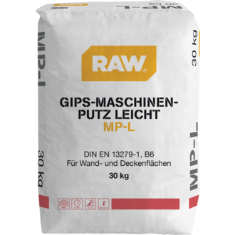 Gips-Maschinenputz leicht