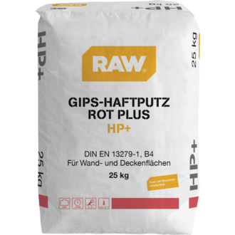 Gips-Haftputz rot